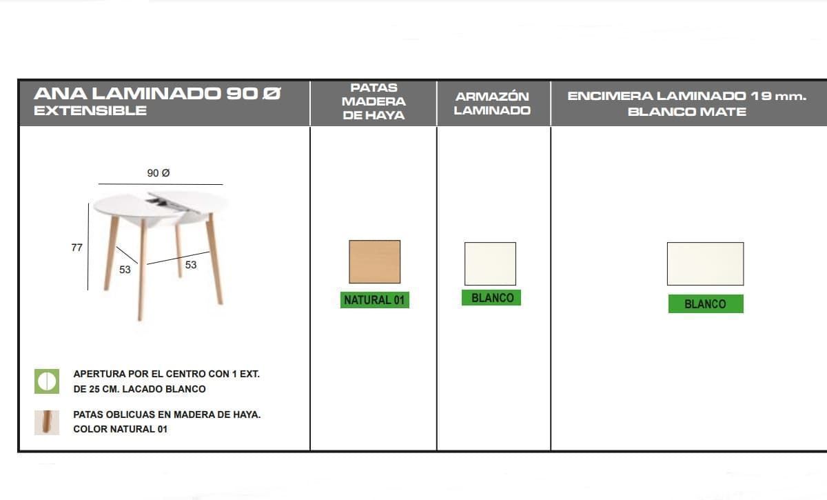 ANA LAMINADO 90 Ø EXTENSIBLE - Imagen 5