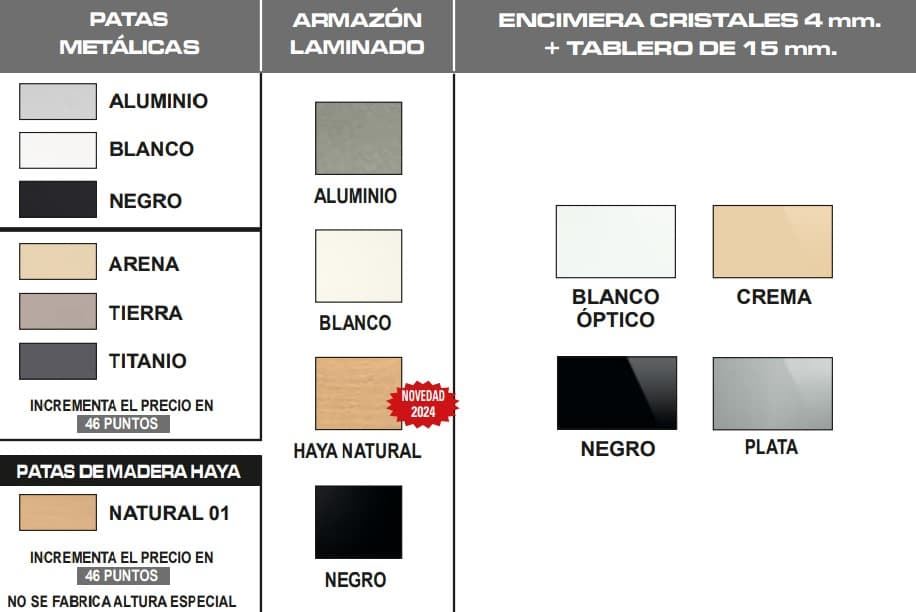 Mesa extensible de cristal Delta - Imagen 6